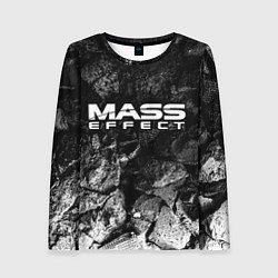 Женский лонгслив Mass Effect black graphite