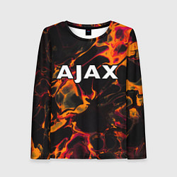 Лонгслив женский Ajax red lava, цвет: 3D-принт