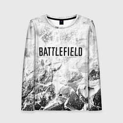 Лонгслив женский Battlefield white graphite, цвет: 3D-принт