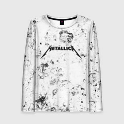 Лонгслив женский Metallica dirty ice, цвет: 3D-принт