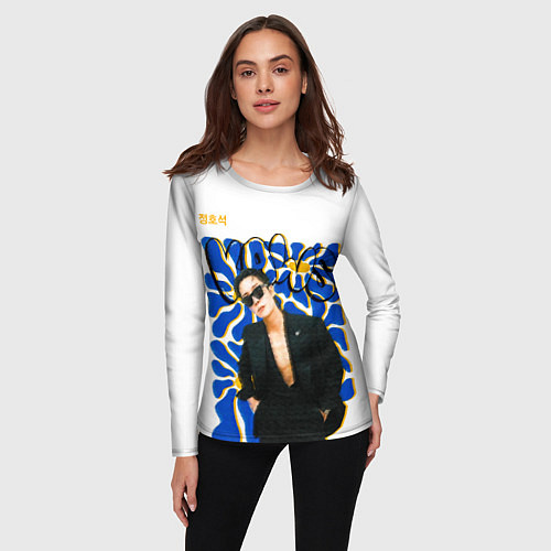 Женский лонгслив Хося BTS / 3D-принт – фото 3