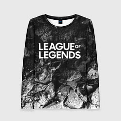 Лонгслив женский League of Legends black graphite, цвет: 3D-принт