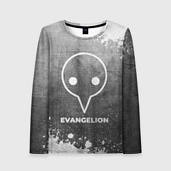 Лонгслив женский Evangelion - grey gradient, цвет: 3D-принт