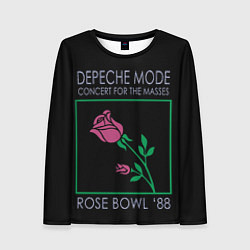 Лонгслив женский Depeche Mode - Rose Bowl, цвет: 3D-принт