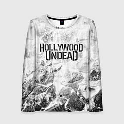 Лонгслив женский Hollywood Undead white graphite, цвет: 3D-принт