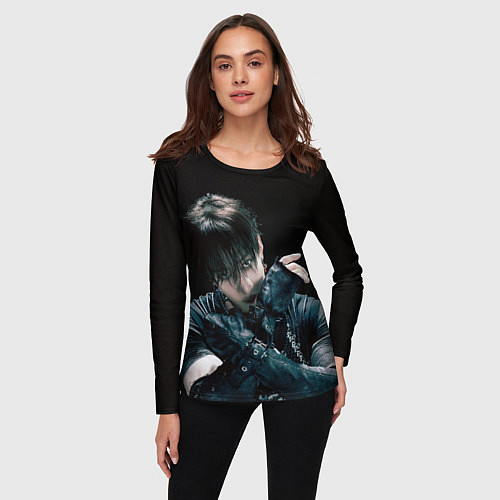 Женский лонгслив Stray Kids Bang Chan Giant concept / 3D-принт – фото 3