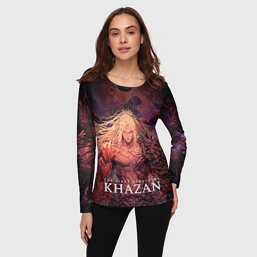 Женский лонгслив Герой The first berserker khazan / 3D-принт – фото 3