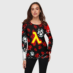 Лонгслив женский Half life anarhy, цвет: 3D-принт — фото 2