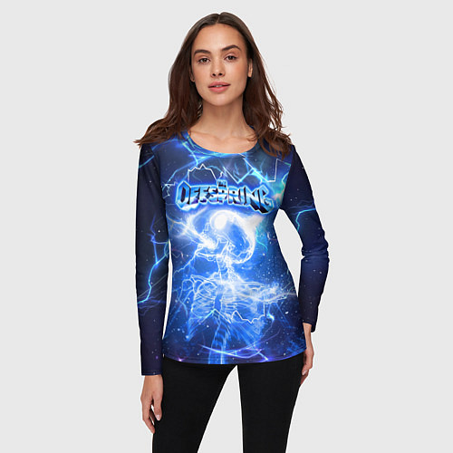 Женский лонгслив Supercharged - The offspring / 3D-принт – фото 3