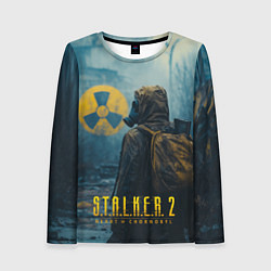 Лонгслив женский Stalker 2 зараженная зона, цвет: 3D-принт