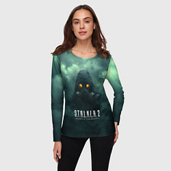 Лонгслив женский Stalker в тумане, цвет: 3D-принт — фото 2