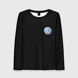 Женский лонгслив Volkswagen logo auto