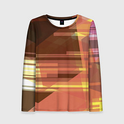 Лонгслив женский Оттенки заката, цвет: 3D-принт