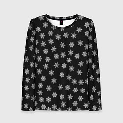 Лонгслив женский Снежная ночь, цвет: 3D-принт