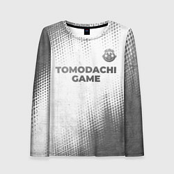 Лонгслив женский Tomodachi Game - white gradient посередине, цвет: 3D-принт