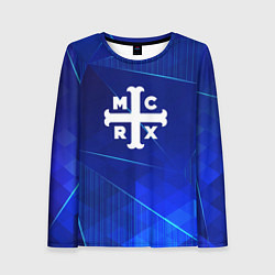 Лонгслив женский My Chemical Romance blue poly, цвет: 3D-принт