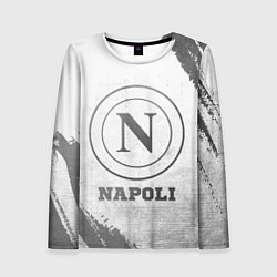 Лонгслив женский Napoli - white gradient, цвет: 3D-принт