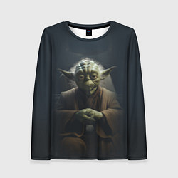Лонгслив женский Мастер Йода, цвет: 3D-принт