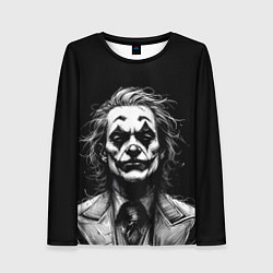 Лонгслив женский Joker - clown, цвет: 3D-принт