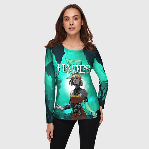Женский лонгслив Мелиноя в подземелье - Hades 2 / 3D-принт – фото 3