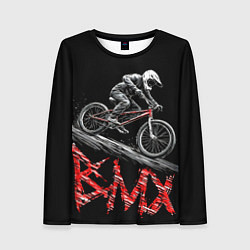 Лонгслив женский Bicycle motocross, цвет: 3D-принт