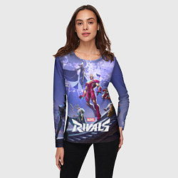 Лонгслив женский Герои Marvel rivals, цвет: 3D-принт — фото 2