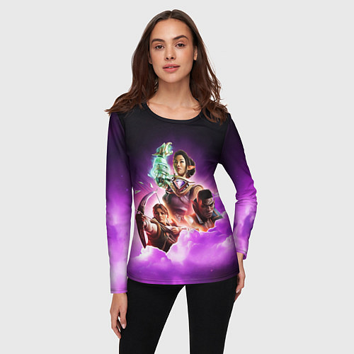 Женский лонгслив Poster Dragon age / 3D-принт – фото 3