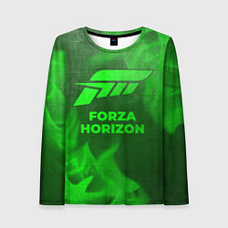 Лонгслив женский Forza Horizon - green gradient, цвет: 3D-принт