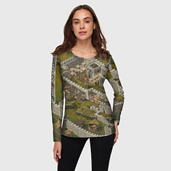 Лонгслив женский Stronghold Crusader Definitive Edition, цвет: 3D-принт — фото 2