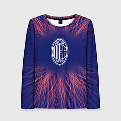 Лонгслив женский AC Milan red energy, цвет: 3D-принт