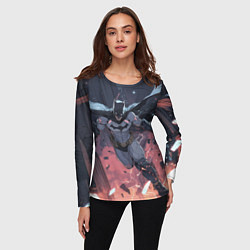 Лонгслив женский Полет Бэтмена, цвет: 3D-принт — фото 2
