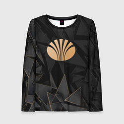 Лонгслив женский Daewoo golden poly, цвет: 3D-принт