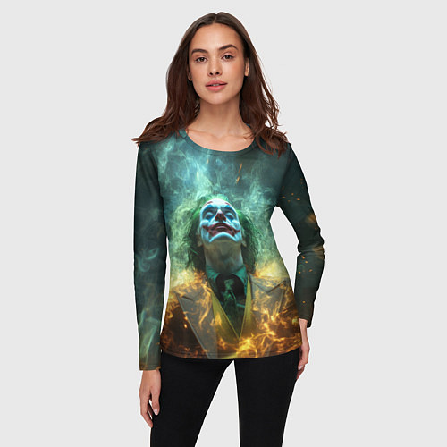 Женский лонгслив Выход из Джокера / 3D-принт – фото 3