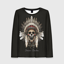 Лонгслив женский Cherokee Indian, цвет: 3D-принт