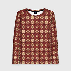 Лонгслив женский Пряный анис, цвет: 3D-принт