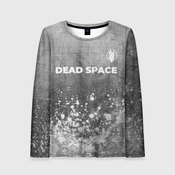 Лонгслив женский Dead Space - grey gradient посередине, цвет: 3D-принт