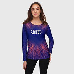 Лонгслив женский Audi red energy, цвет: 3D-принт — фото 2