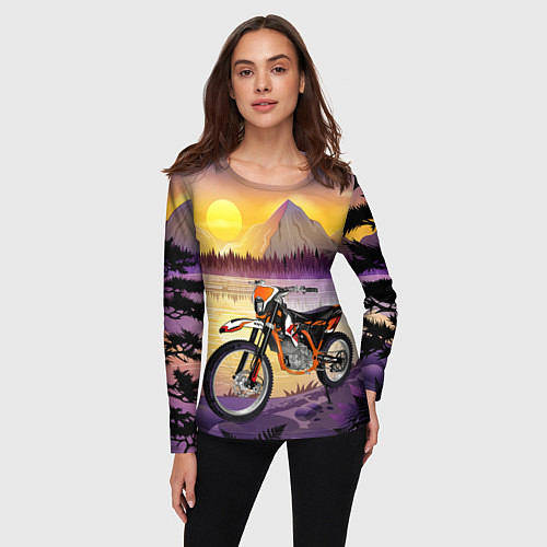 Женский лонгслив Kayo k2 pro / 3D-принт – фото 3