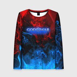 Лонгслив женский God of War битва огня, цвет: 3D-принт