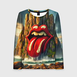 Женский лонгслив Rolling Stones - sea rocks