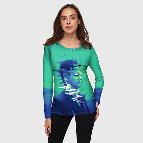 Женский лонгслив Марк Скаут - Разделение / 3D-принт – фото 3