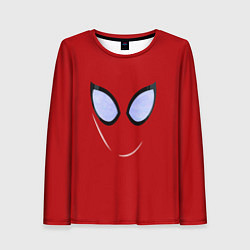 Женский лонгслив Человек паук глаза питера
