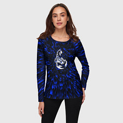 Лонгслив женский Scorpions blue energy, цвет: 3D-принт — фото 2