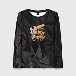 Лонгслив женский Tokyo Ghoul golden poly, цвет: 3D-принт