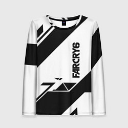 Лонгслив женский Farcry6 геометрия полосы, цвет: 3D-принт