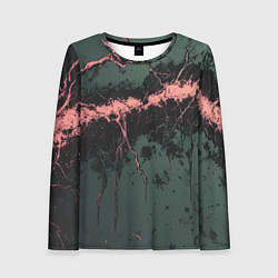 Женский лонгслив Гранж потертая текстура