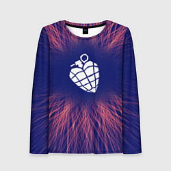 Лонгслив женский Green Day red energy, цвет: 3D-принт