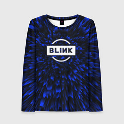Лонгслив женский Blackpink blue energy, цвет: 3D-принт