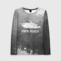 Лонгслив женский Papa Roach - grey gradient, цвет: 3D-принт