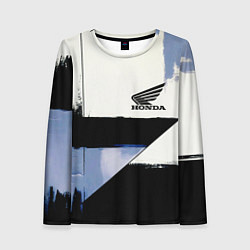 Лонгслив женский Honda логотип, цвет: 3D-принт